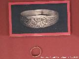 Yacimiento Las Ventas. Anillo de plata, siglo VI. Museo Provincial de Ja�n