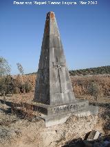 Monolito de la Guerra Civil. 