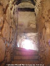 Alcazaba. Torre del Homenaje. Escaleras