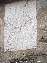 Alcazaba. Torre del Homenaje. Inscripcin