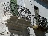 Casa de la Calle Eduardo Quero n� 1. Balcones