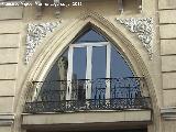 Edificio del Hotel Amrigo. Arco apuntado