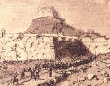 Cerro Despe�aperros. Dibujo antiguo