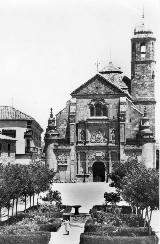 Fuente de la Plaza Vzquez de Molina. Foto antigua