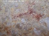 Pinturas rupestres de la Tinada del Ciervo I Abrigo III. Grupo I. Zooformo