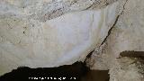 Pinturas rupestres de la Cueva del Canjorro II. Roca soporte