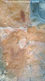 Pinturas rupestres del Cimbarrillo de Mar�a Antonia II. Parte baja