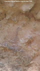 Pinturas rupestres del Cimbarrillo de Mar�a Antonia II. Restos bajos