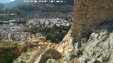 Muralla de Ja�n. Torre�n Sur II. Uni�n entre el lienzo musulm�n y el cristiano