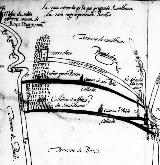 Ro Guarrizas. Mapa de 1635