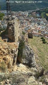 Muralla de Ja�n. Torre�n Sur V. Vistas hacia la muralla abajo
