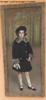 Museo Provincial. Retrato de �ngela (hija del pintor). Siglo XIX. Obra de Juan Antonio Benlliure