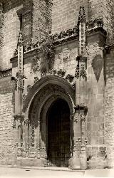 Portada. Foto antigua Iglesia de San Isidoro. Portada. Foto antigua